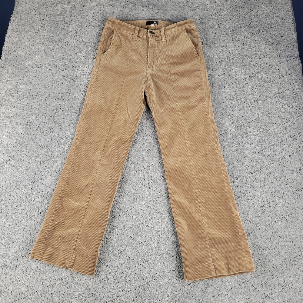 Kut From Kloth‎ Pants Womens 4 Brown Corduroy Bootcut Mid Rise Stretch Casual